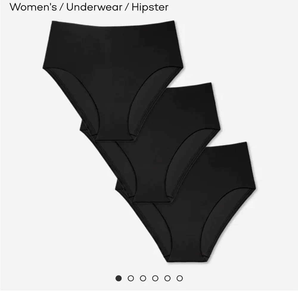 Bombas Black High-Waisted NO SHOW Panties Underwear - Picture 3 of 4